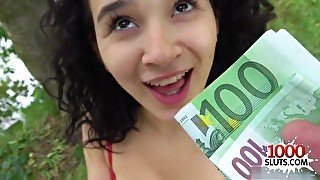 Funny Teen Girl Fucks For Cash