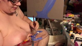 Boobs Ross Paints a Blue Chick pt1