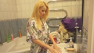 Breathtaking Russian Amateur Getting Hammered With A Black Cock