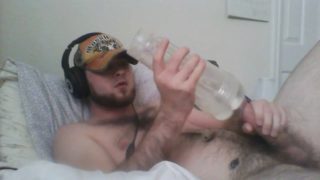 Str8 bear watching porn and fleshjack