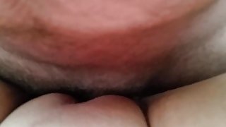 She films car quickie, I cum on her pussy