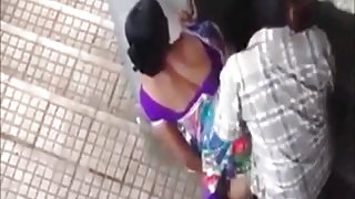 Couple spied on while having sex