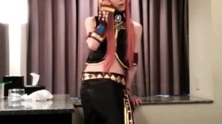 Amateur Asian CD cosplay jo