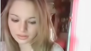 Blonde tiny masturbate on webcam - Vol.2