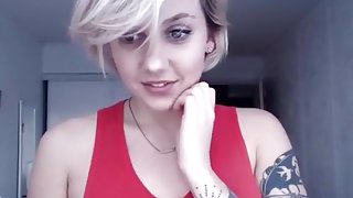 Amazing Amateur video with Solo, Tattoos scenes