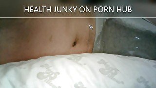 Dry Humping Pillow Until Soaked With Loads of Cum