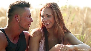 Muscular man fucks his beautiful girlfriend Morgan Rodriguez
