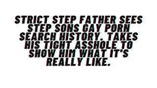 AUDIO FOR GAY MEN: Strict mans man step father takes step sons asshole for watching gay porn