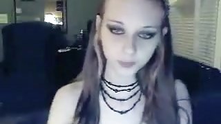 Gorgeous sexy emo immature on web camera