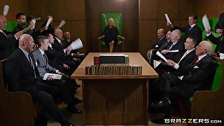 Brazzers Public Place Foursome Orgy "Parliamentary Pussy"