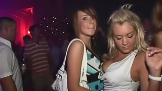 Sexy ladies show off their sexy bodies in a party video
