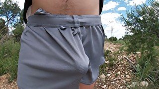 I got erect in public while running in tight shorts