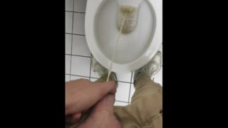 Geil in die Toilette gepisst!
