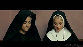 Charlotte Stokely and some horny nuns will show you how sexy they can be