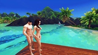 Cuckold Vacation - 3d cartoon porn video