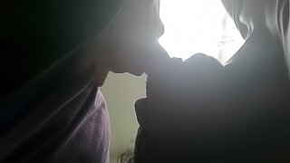POV getting my dick sucked real quick by baby mama