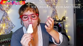 Trailer - BBW Ice Cream BlowJob and Tease - LunaMelek.manyvids.com