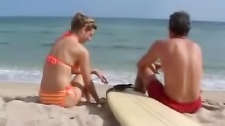 A cute lady picked up from the beach for a great fuck session