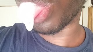 My drooling tongue vid 2 for that day...