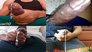 Sexy Boy Cumshot Orgasm Compilation - Thick Cum Load With Moaning Orgasm POV 4