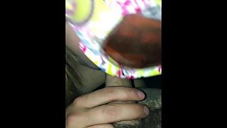 Hot Girlfriend Practicing Deep Throat: Awesome Cum Shot