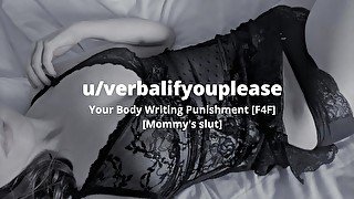 [F4F] Mommy Writes On Your Body [British Lesbian Audio]