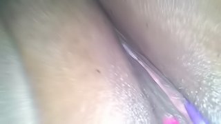 Playing with my creamy wet pussy
