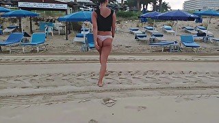 Public beach sex in Cyprus
