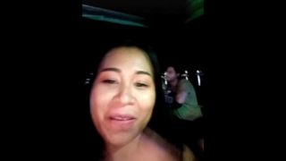 Asian girl masturbating in club 