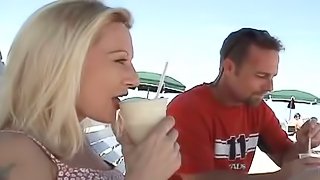Slutty Mandy gets fucked rough after taking sunbathes