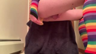 Sissygasm From Hard Fuck With Dildo. 
