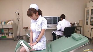 Mika Kayama Obscene Asian nurse is horny Asian chick