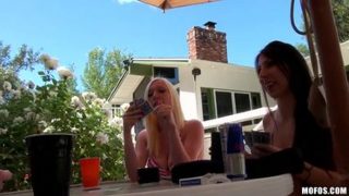 Group sex porn video featuring Esperenza Diaz and Tegan Riley