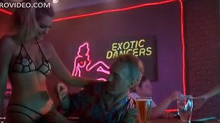 Breathtaking Babes Working Topless in a Strip Club - 'Bad Santa' Scene