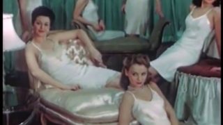 Vintage bridal lingerie show