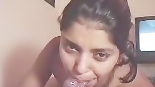 Sexy Amateur Indian GF Sucking Cock and Getting Facialized Compilation Vid