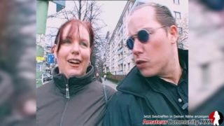 Cury German MILF fucked in fat ass