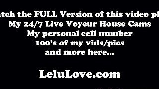 Lelu Love daily life porn VLOG upskirt flashing tits & pussy finger fucking oily JOI behind the scenes and a HOLE lot more ;)