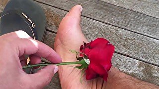 ROSES ARE RED MY FEET ARE FOR U - MANLYFOOT - FLIP FLOP LIFE - VISIT AN AUSTRALIAN WINERY ep 3 🌹