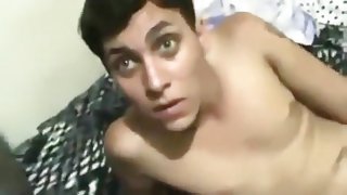 Latina busts the cam of her bf and punishes him