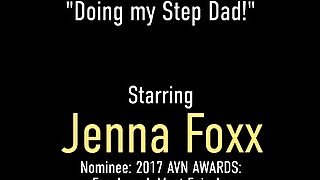 Naughty Cock Sucker Jenna Foxx Fucks Her Step Dad and Gets All His Cum!
