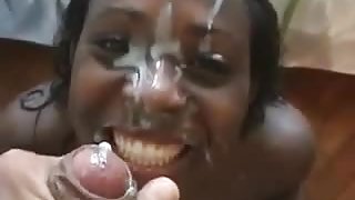 Black Babes Getting Facials Compilation