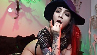 Leah Obscure - spooky witch is fucking you!