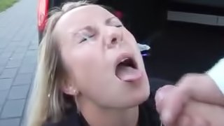 This video contains hardcore blowjob and facial cumshot