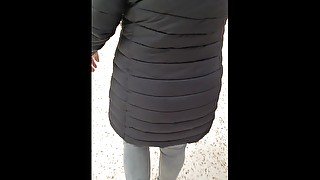 Step Mom BIG ASS ALMOST CAUGHT FUCKING AT THE MALL - RISKY PUBLIC SEX with step son 