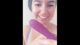 XXXcitedBrunette - Butt Plug Unbox Snapchat Clip