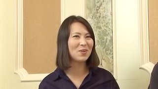 Dazzling Japanese milf gets her face fucked hardcore