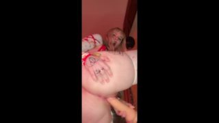 Tattooed Babe Teases and Fucks Pussy with Dildo *TEASER*