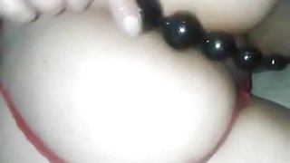My wife masturbation and insertion toys double penetration