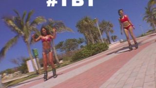 BANGBROS - Throwback Thursday: RollerBlade Booty with Naomi and Sabara